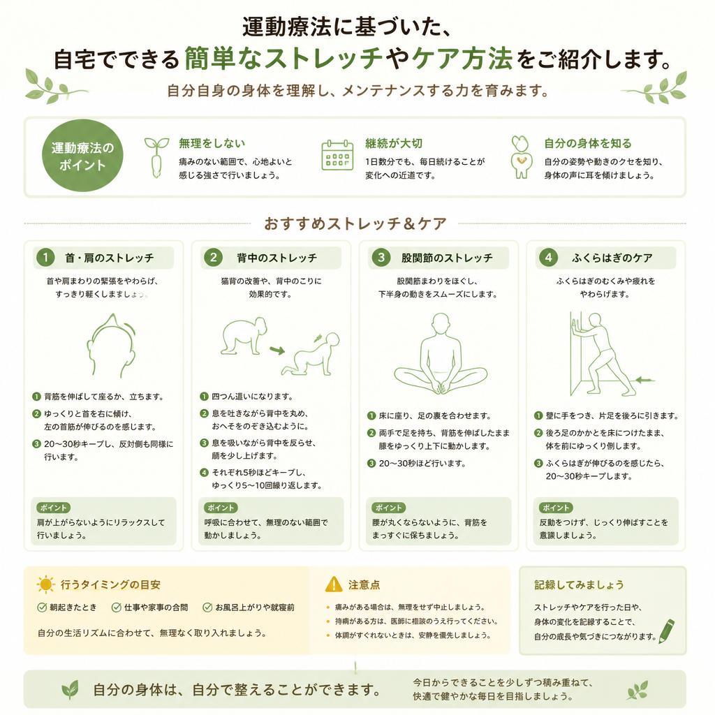 自宅でできるセルフケア
